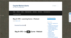 Desktop Screenshot of capitalmarketalerts.com