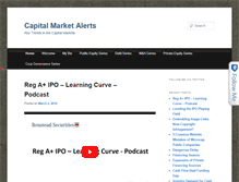 Tablet Screenshot of capitalmarketalerts.com